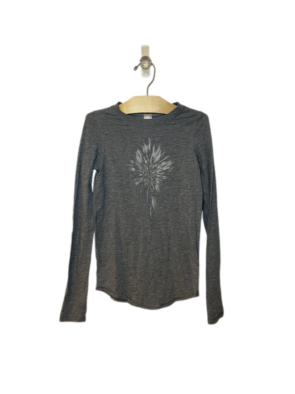Ivivva by Lululemon Girls Size 6 Grey Long Sleeve Athletic Top